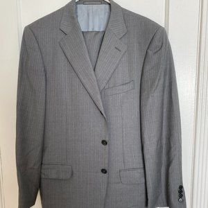 Ermenegildo Zegna Trofeo pinstripe Dark Gray Suit jacket and pants - 42 R